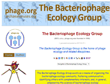 Tablet Screenshot of phage.org